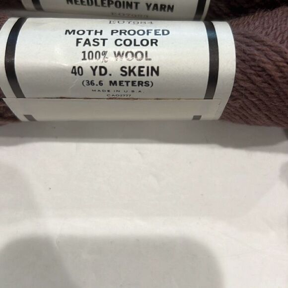 Elsa Williams Mixed Lot 11 Skeins Brown Needlepoint Yarn 40 Yd Skein 100% Wool - Picture 11 of 12